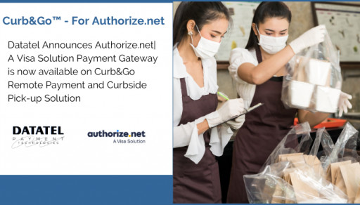 Datatel Announces Authorize.net| A Visa Solution Payment Gateway is now available on Curb&Go Remote Payment and Curbside Pick-up Solution