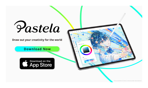 pixiv inc. Launches the New iPad Drawing App Pastela - Three Events to Be Held in Celebration of the Release, Including a Collaboration With Hololive VTuber Shirakami Fubuki