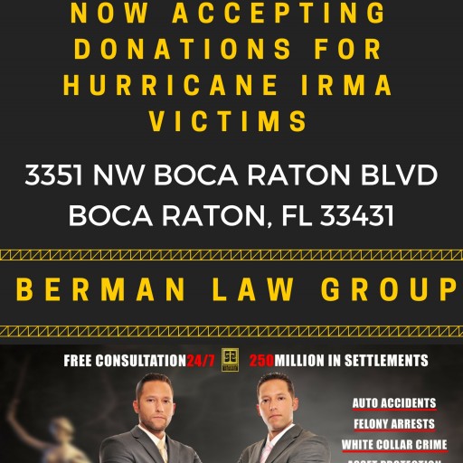 Hurricane Irma Relief Spearheaded by the Berman Law Group