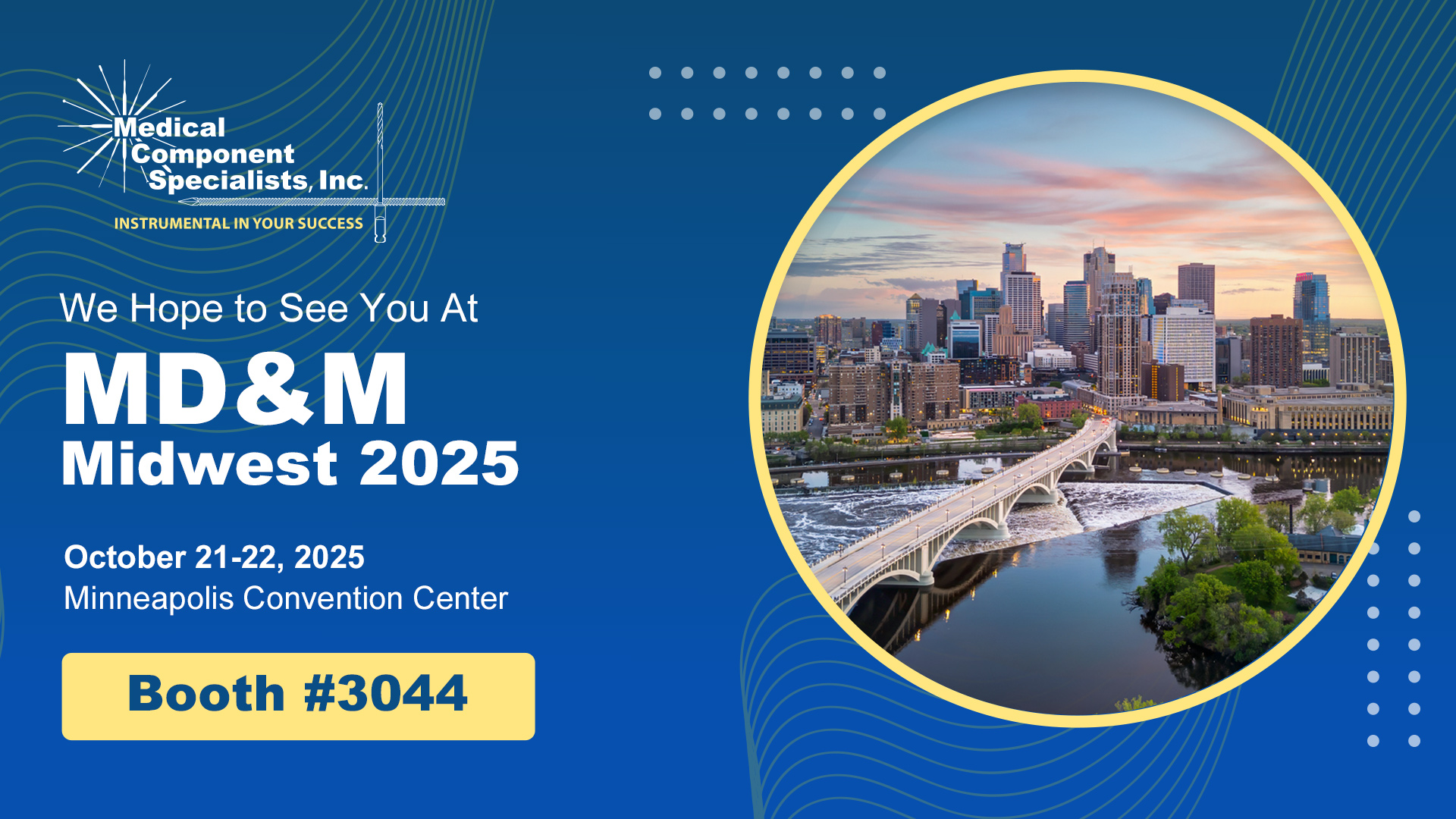 MD&M Midwest 2025 Medical Component Specialists