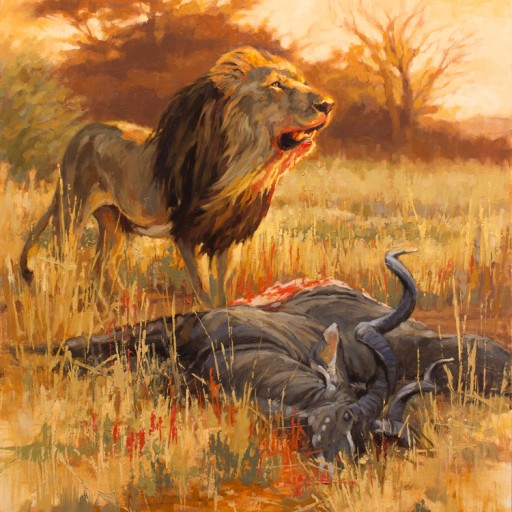 Cecil the Lion Immortalized in New Painting  to Raise Money for People of Africa