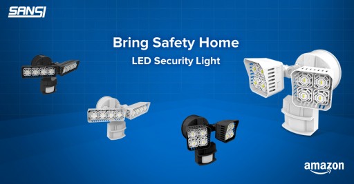 SANSI LED Security Motion Sensor Outdoor Lights Bring Safety Back to the Home