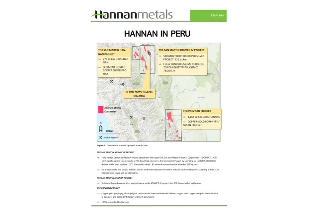 Hannan Metals Ltd., Thursday, April 7, 2022, Press release picture