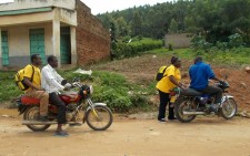 Kenya volunteers travel by motorbike to help remote villages 