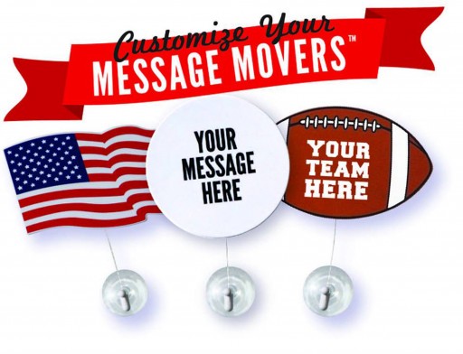 CUSTOMIZABLE MESSAGE MOVERS™ - Hot New Promotional Product for 2015!