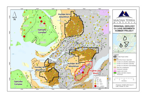 Magna Terra Announces Inaugural Exploration Program And Initiates Airborne Geophysical Survey At The Humber Copper-Cobalt Project In Newfoundland