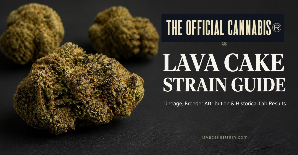 Lava Cake Strain Guide Examines Breeder Attribution, Lineage and Historical Lab Results