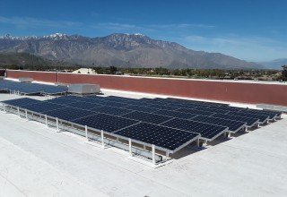 Sullivan Solar Power's winning project at Cathedral City High School