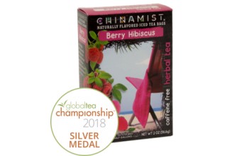 China Mist Naturally Flavored Berry Hibiscus Herbal Iced Tea