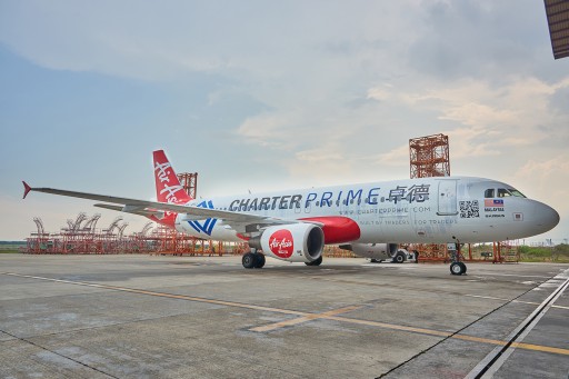 Charterprime Launches Custom Livery With AirAsia