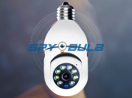 Spy Bulb Camera: 360-Degree Light Bulb Security System