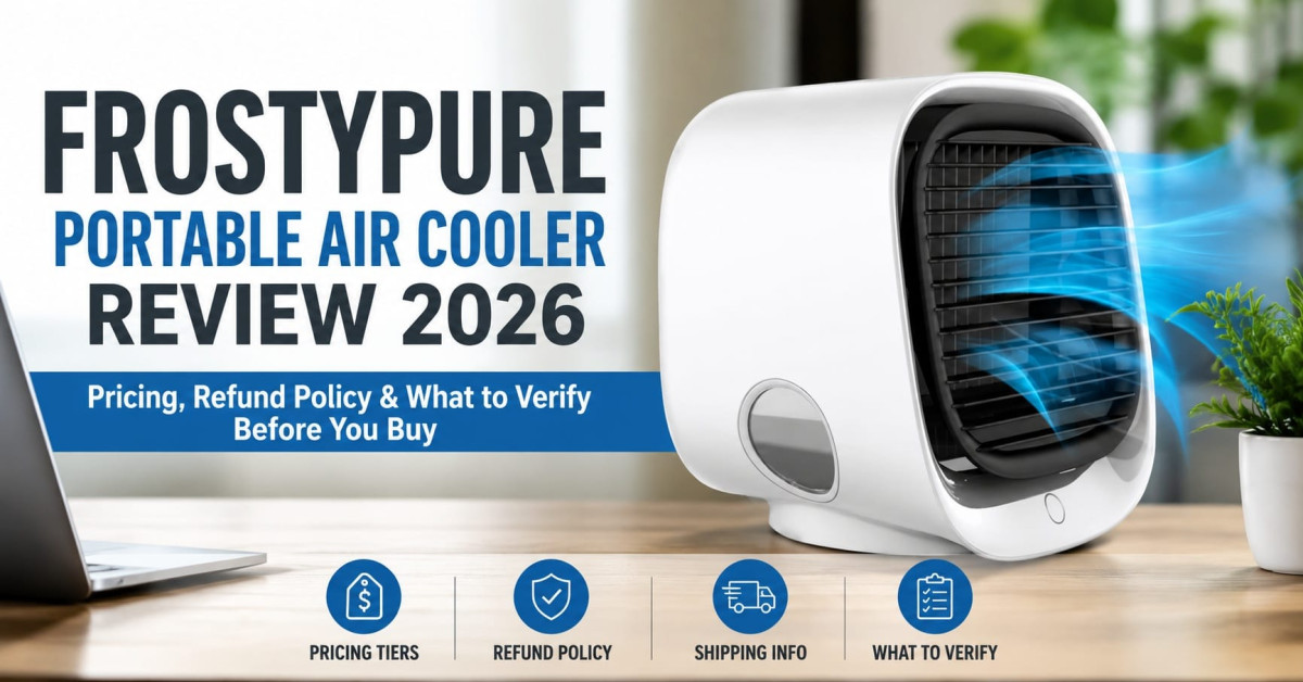 FrostyPure Portable Air Cooler Review 2026: The Compact Cooling Option More  Buyers are Considering Before Summer Heat Peaks | Newswire