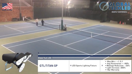 Tennis Club Gets Big Results From LED Lighting Makeover Powered by Global Tech LED