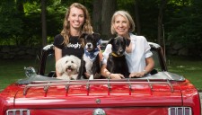 Dogly Founders Cory & Jane Turner with Ozzy, Bozley & Zoe