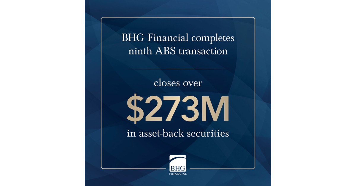 BHG Financial Completes First ConsumerOnly ABS Transaction, Closes