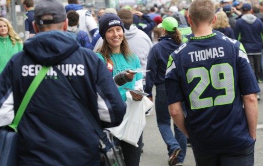 Scientologists Bring the Truth About Drugs to Seahawks Fans