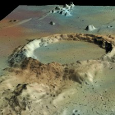 3D View of the Moon