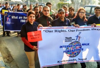 The Kathmandu Youth for Human Rights chapter is proud to take a leading role in raising human rights awareness across their nation.