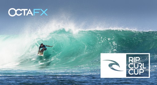 OctaFX Becomes an Official Sponsor of the 2015 Rip Curl Cup Padang Padang in Bali, Indonesia