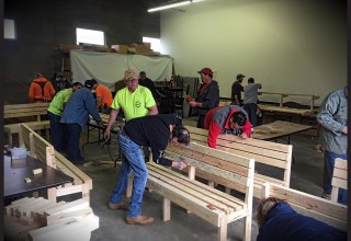 Building "Buddy Benches"