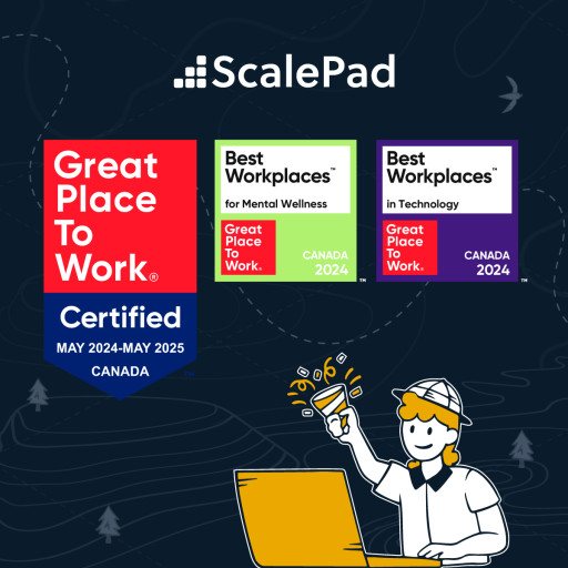 ScalePad Celebrates Third Consecutive Year as a Certified Great Place To Work
