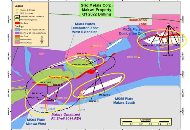 Grid Metals Corp., Wednesday, April 13, 2022, Press release picture