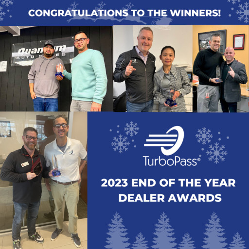 TurboPass Announces the Winners of the 2023 Dealer of the Year Awards