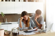 Couple Looking at Finances
