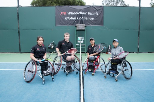 Young Wheelchair Tennis Athletes and Aspiring Paralympians From Japan, Canada, and the United States Meet in San Diego
