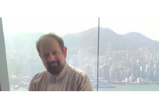John Davies, President of TSplus International, overlooking Hong Kong 
