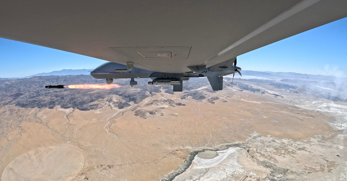 GA-ASI Completes Qualification Testing for UK Protector Weapons
