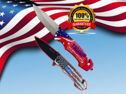 Trump Combat Knife Review (2025): Free Limited-Edition Patriotic Tactical Knives Every American Collector Should See