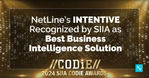 NetLine’s INTENTIVE Recognized by SIIA as Best Business Intelligence Solution