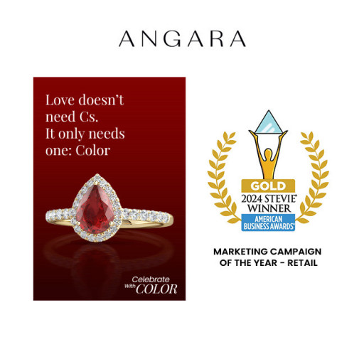 Angara's 'Celebrate With Color' Campaign Wins Gold Stevie Award for Marketing Campaign of the Year (Retail)