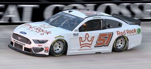 Red Rock Secured Teams Up With Joey Gase and Rick Ware Racing for the 36th NASCAR All-Star Race