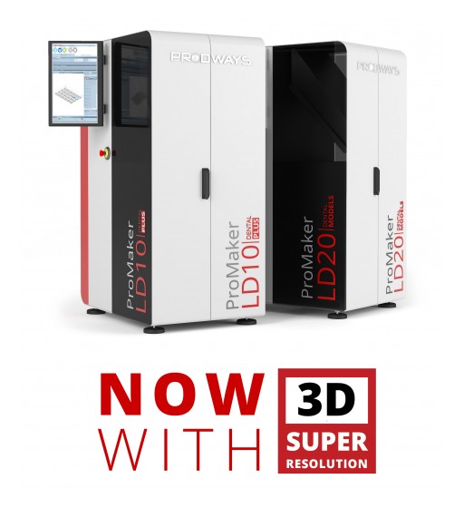 Prodways Group Integrates Innovative New Features Into Its Range of MOVINGLight® ProMaker LD Series 3D Printers