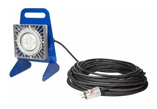 Larson Electronics Releases Explosion Proof LED Light, 50W, Portable, 50' 16/3 Cord, 7,000 Lumens