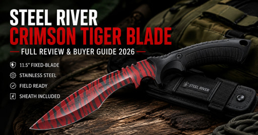 Steel River Crimson Tiger Blade Reviews 2026: Is This the Head-Turning Fixed Blade Your Outdoor Gear Setup Has Been Missing?