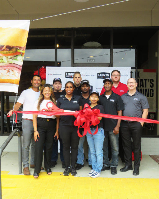 Lennys Grill & Subs Celebrates New Store Opening in Irving, Texas - Second Location in the Dallas-Fort Worth Area