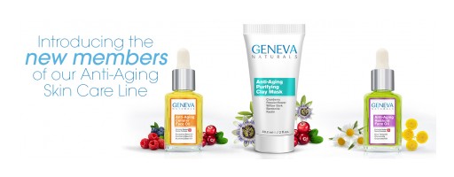 Geneva Naturals Expands Natural Skin Care Product Line With Face Oils and Clay Mask