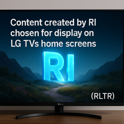 LG Smart TVs to Feature Content Created Entirely by Reel Intelligence "RI" - Chosen for Display on TV Home Screens Nationwide