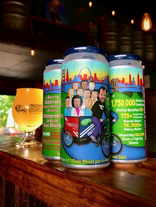 Missoula's Coaster Cycles & Imagine Nation Brewing Co. Toast to Successful PPE Collaboration