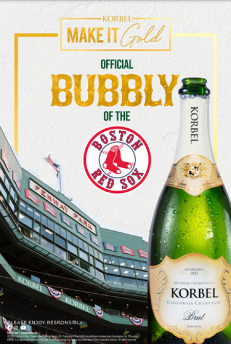 Korbel Champagne The Official Bubbly of The Boston Red Sox