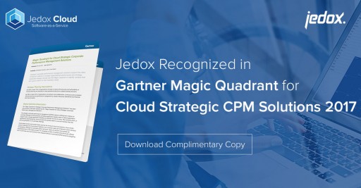 Jedox Recognized in the Gartner Magic Quadrant for Cloud Strategic CPM Solutions 2017