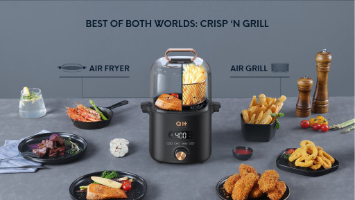 Aukeyhome Announces Launch of CrispX - Revolutionary Smart Air Fryer + Grill Cooking Solution