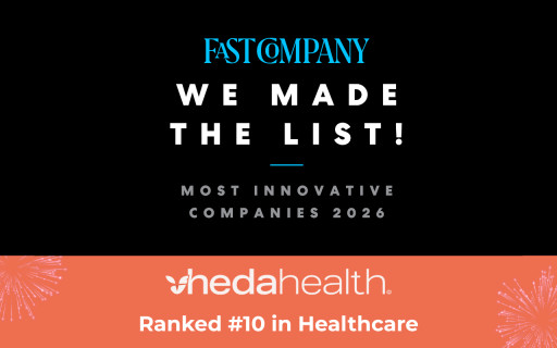 Vheda Health Ranked #10 on Fast Company's 2026 Most Innovative Companies List