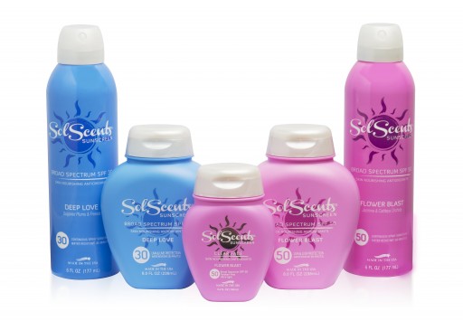 SolScents® Launches Continuous Spray Sunscreen Product Line