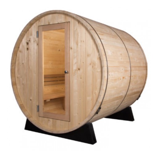 Almost Heaven Barrel Saunas Now Available in Nordic Spruce