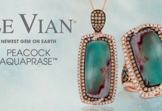 Le Vian's new collection featuring Peacock Aquaprase