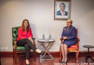 Melinda And Kenya's First Lady Margaret Kenyatta - Nairobi, Kenya
